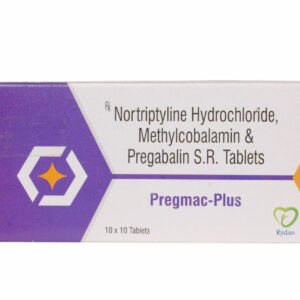 Pregmac-Plus Nortriptyline Hydrochloride Methylcobalamin & Pregabalin S.R Tablets