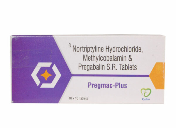 Pregmac-Plus Nortriptyline Hydrochloride Methylcobalamin & Pregabalin S.R Tablets